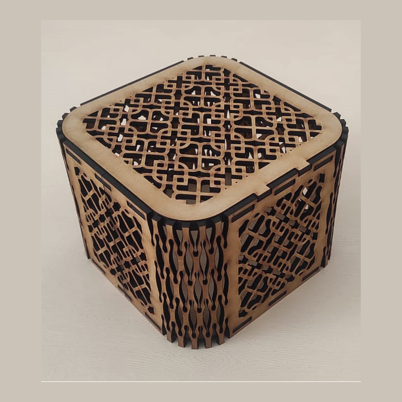 Laser Cut Box Files for 1/8" MDF - Set of 4 Geometric Jewelry & Keepsake Boxes - SVG, PDF, AI, EPS