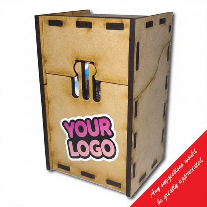 Hand-Tested Deck Box Laser File - Secure Friction Latch Design (AI, PDF, EPS, SVG)